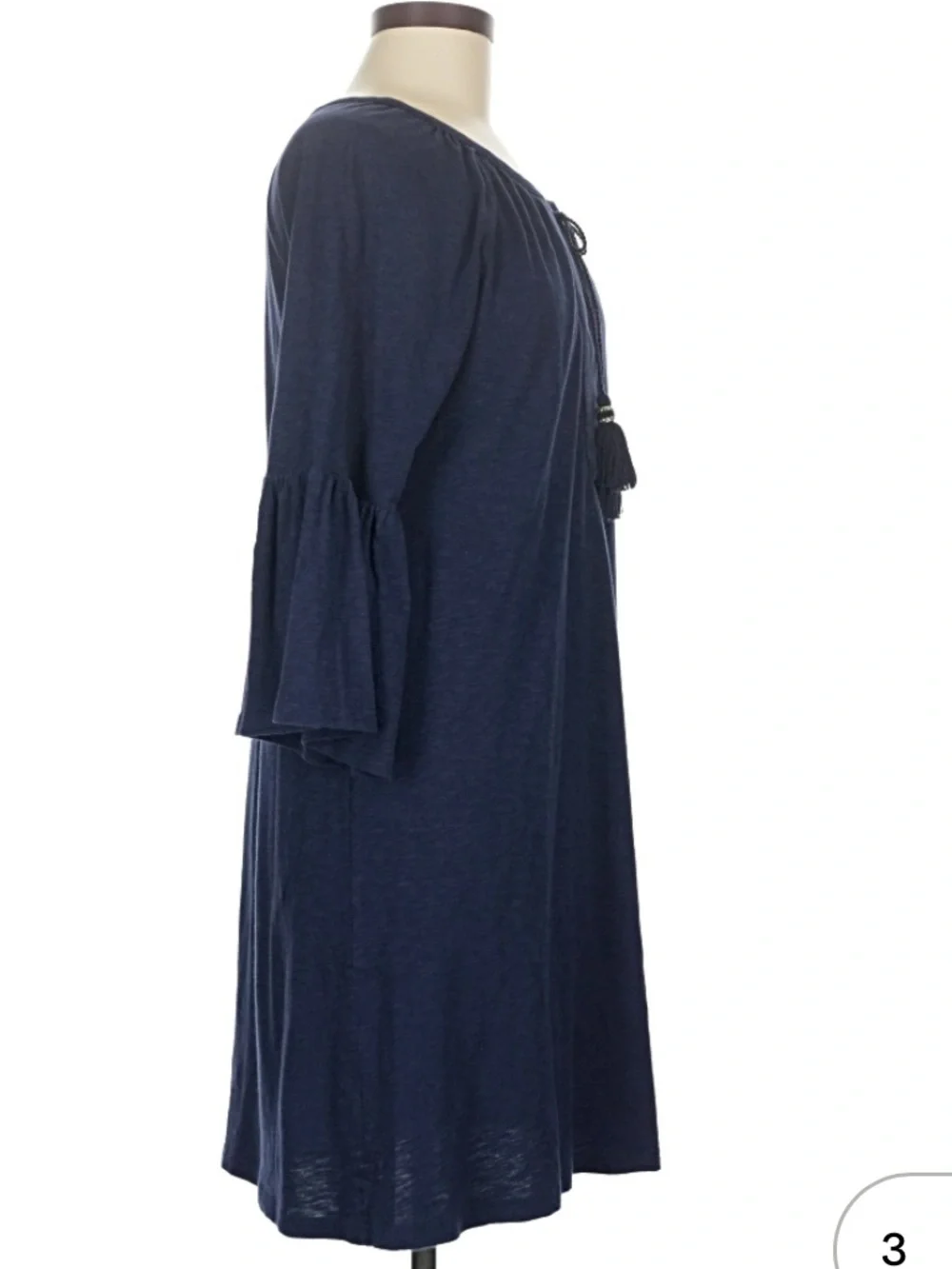 Lilly Pulitzer Navy 3/4 Bell Sleeve Dress - Picture 3 of 9